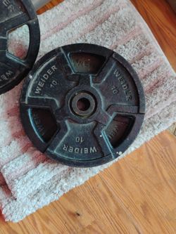 10 Lb Steel WEIDER Weight Plate Count 2