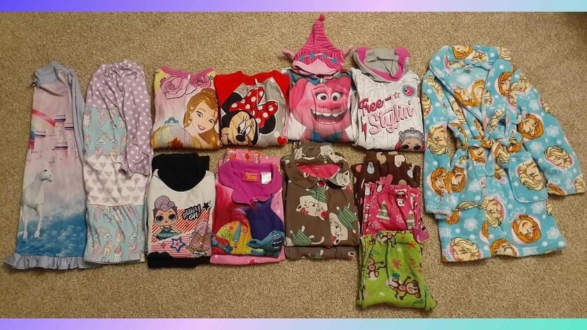 *Girl's Pajama Lot (From Sizes 5/6–8)*