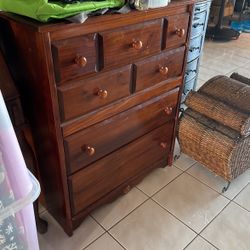 Wood dresser