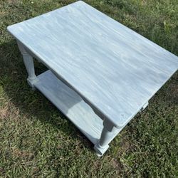 Powder Blue End Table