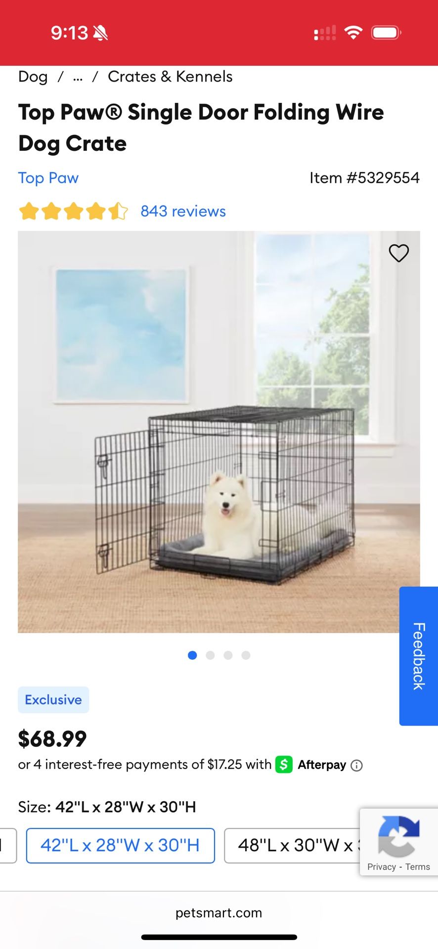 Large Dog Crate 