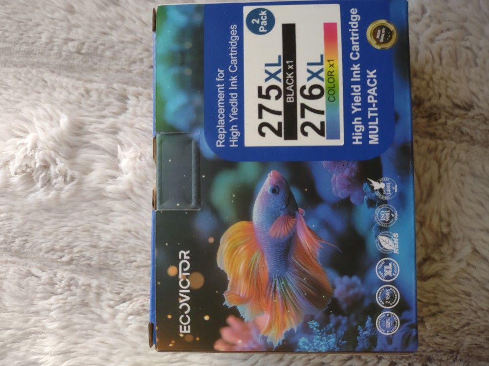 Ecovictor Inkjet Ink 2 Pack 275/276 For Cannon