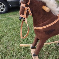 Ride On Horse, Very Heavy, Dark Brown