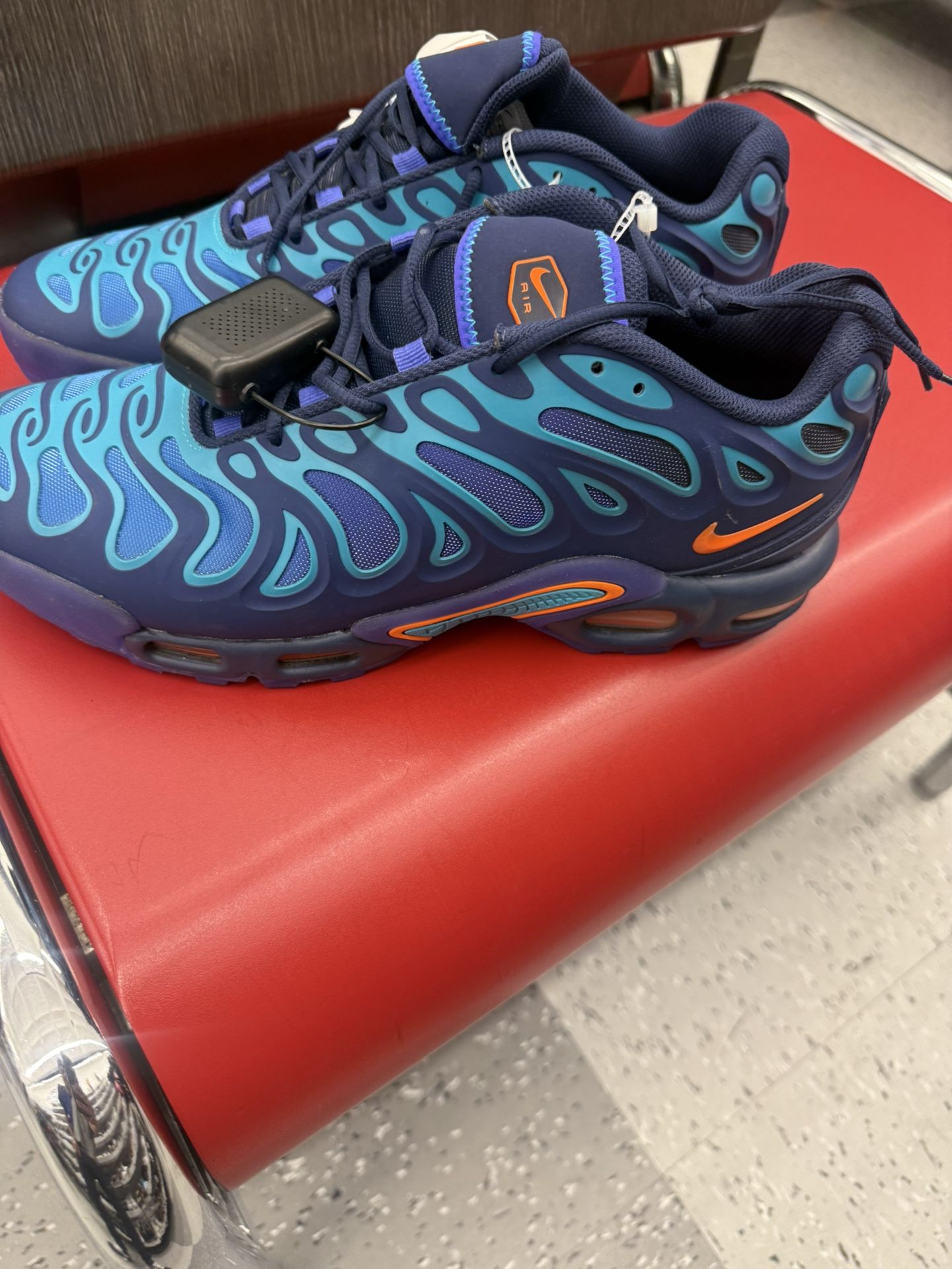 Nike Men's Air Max Plus Drift Shoes - Midnight Navy / Dusty Cactus / Persian Violet / Total Orange by Nike