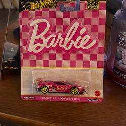 Hot Wheels Pop Culture BARBIE 65th Corvette C8.R Premium Car 2024 