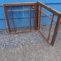 Victorian Windows 28x28 Wood