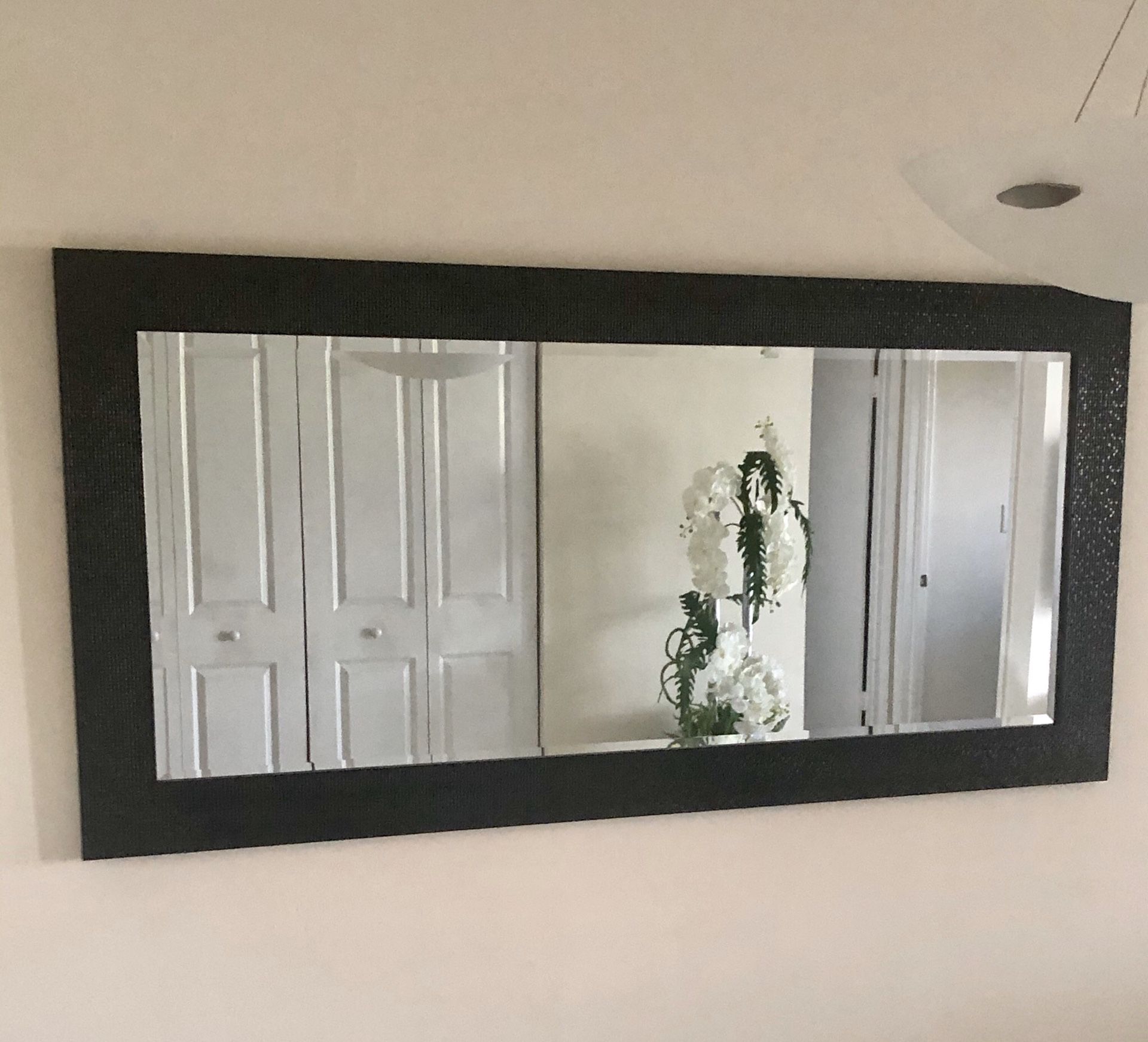 Wall mirror, wall decor, Black wall mirror