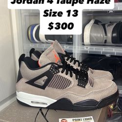 Jordan 4 Taupe Haze Size 13