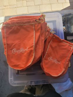 27 orange crown 👑 royal bags 🎒
