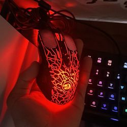 Red Dragon Mouse And Keyboard 