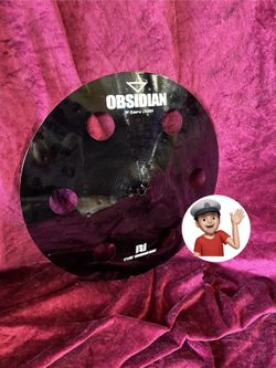 🔥 New Black O-Zone 16” Crash Cymbal Drum Set Drums