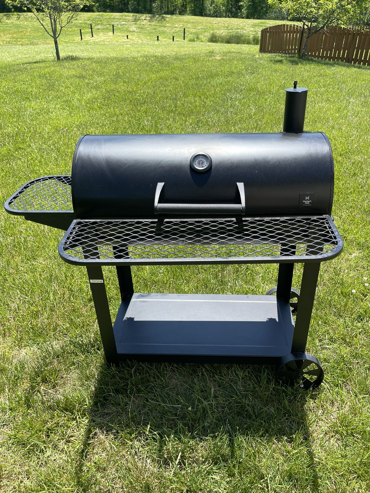 35” Barrel Charcoal BBQ Grill