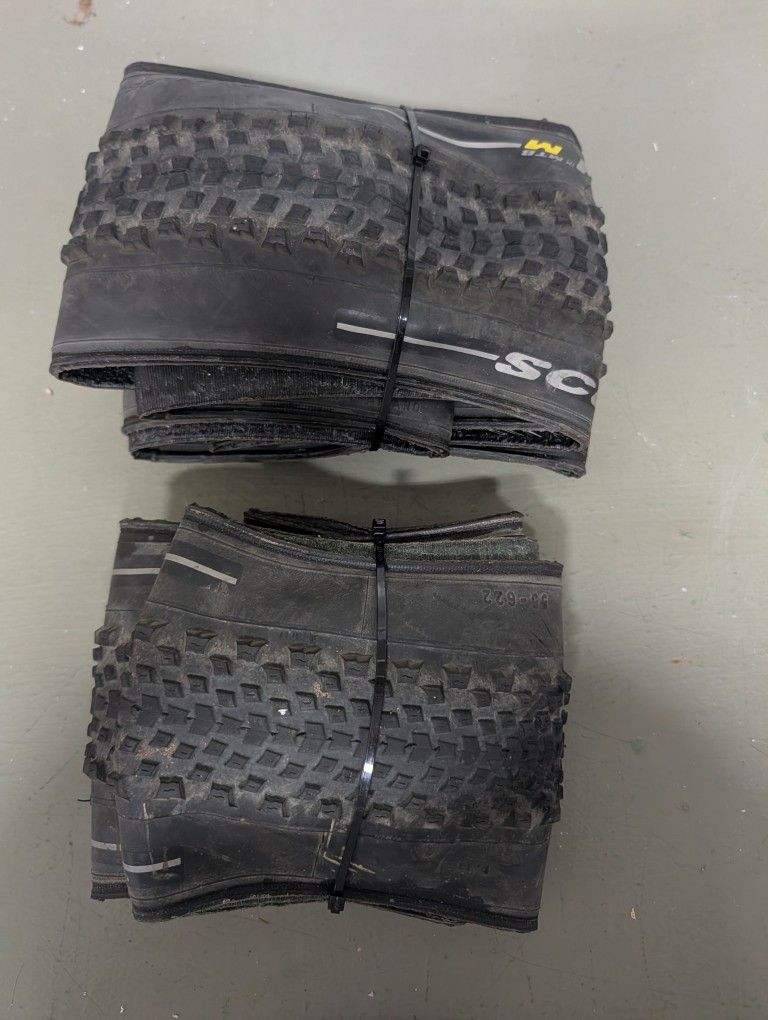 Used Schwalbe Scorpion MTB M Mountain Bike Tires 29 X 2.2