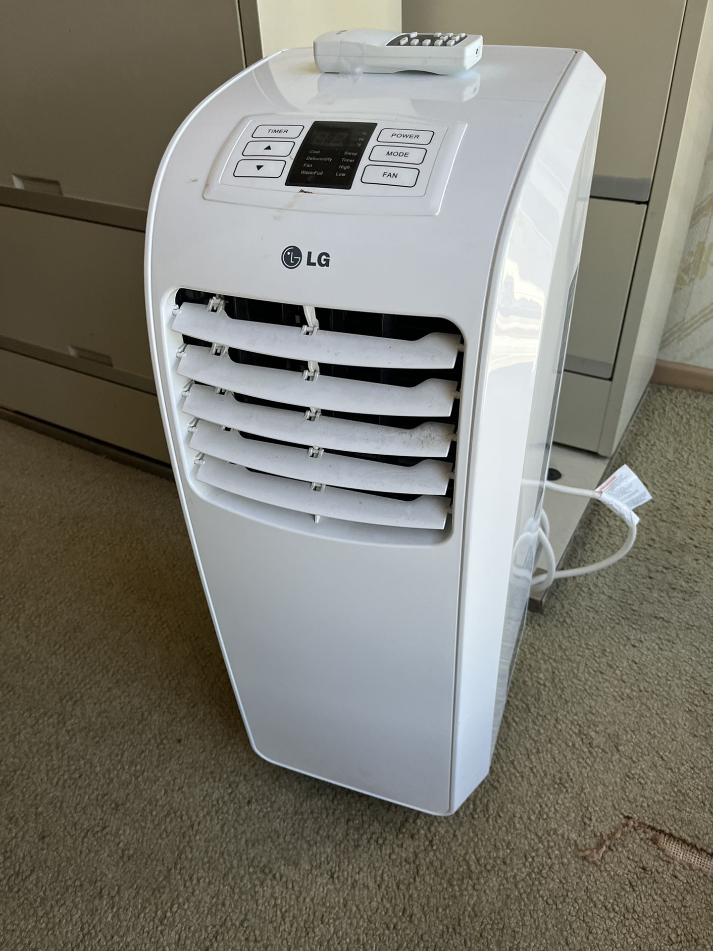 LG Electronics LP0814WNR 115-volt Portable Air Conditioner with Remote Control, 8000 BTU