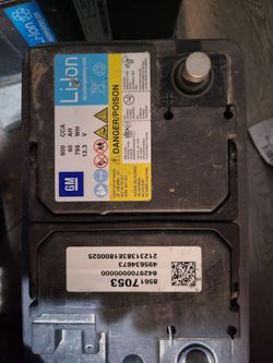 4 New GM Li-Ion 13.3V 60Ah Battery