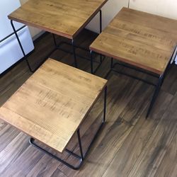 Magnolia Home Traverse Salvage Nesting End Tables By Joanna Gaines