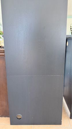 Black desk 7ft6inch by 2ft22inch