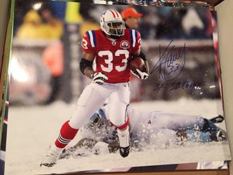 Kevin Faulk autographed 16x20 photo