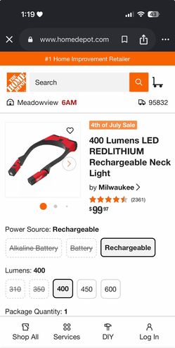 Milwaukee neck light