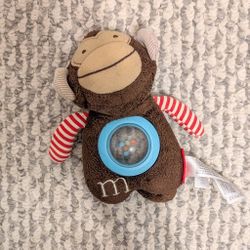 Skip Hop Plush Monkey Rattle, Brown