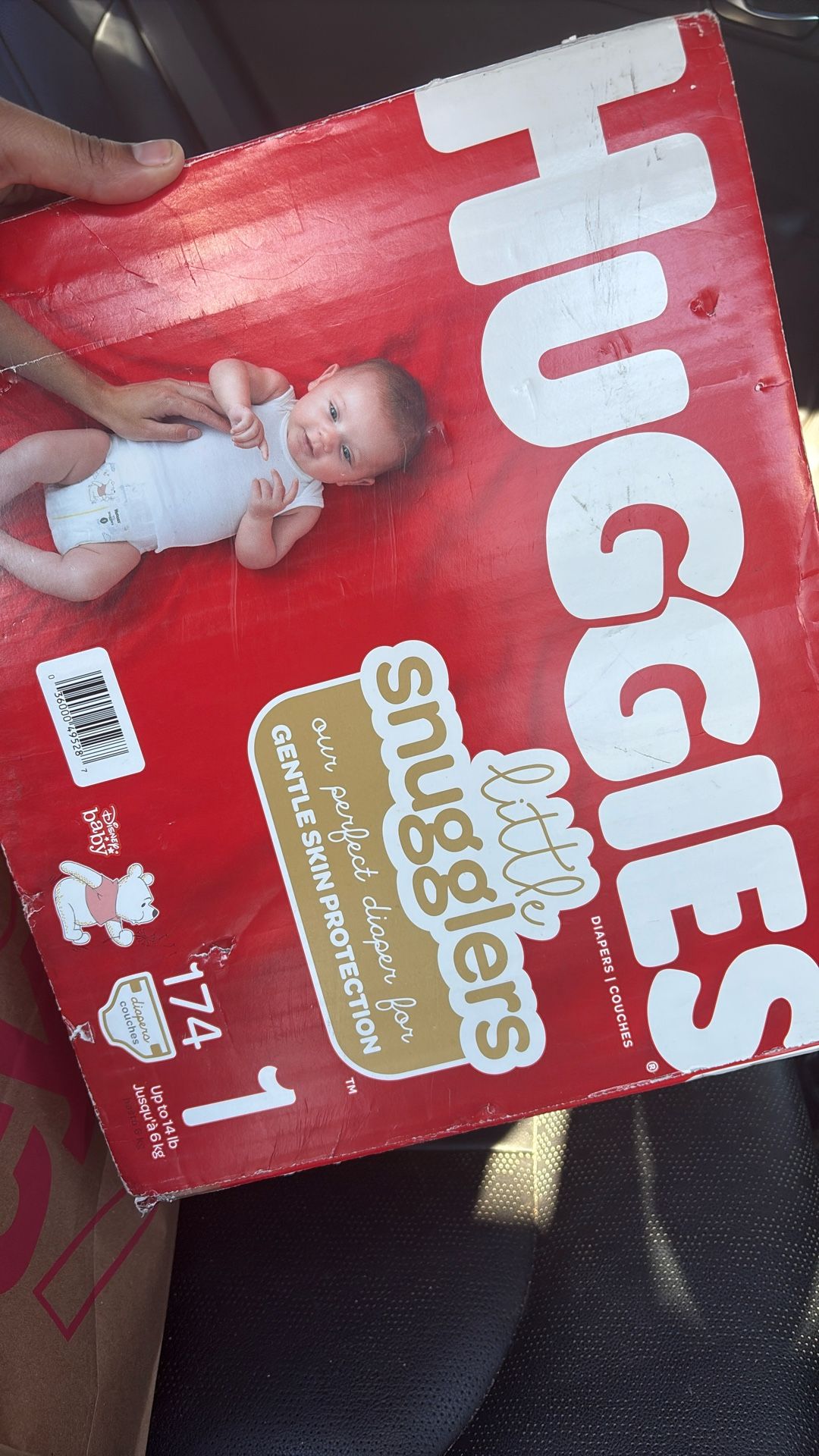 HUGE BOX OF HUGGIES