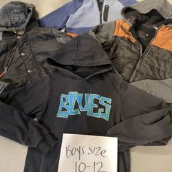 Boys jackets and hoodies bundle