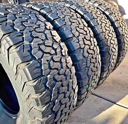 275 65 18 Bfgoodrich ko2 Tires Con 80% de Vida Las 4