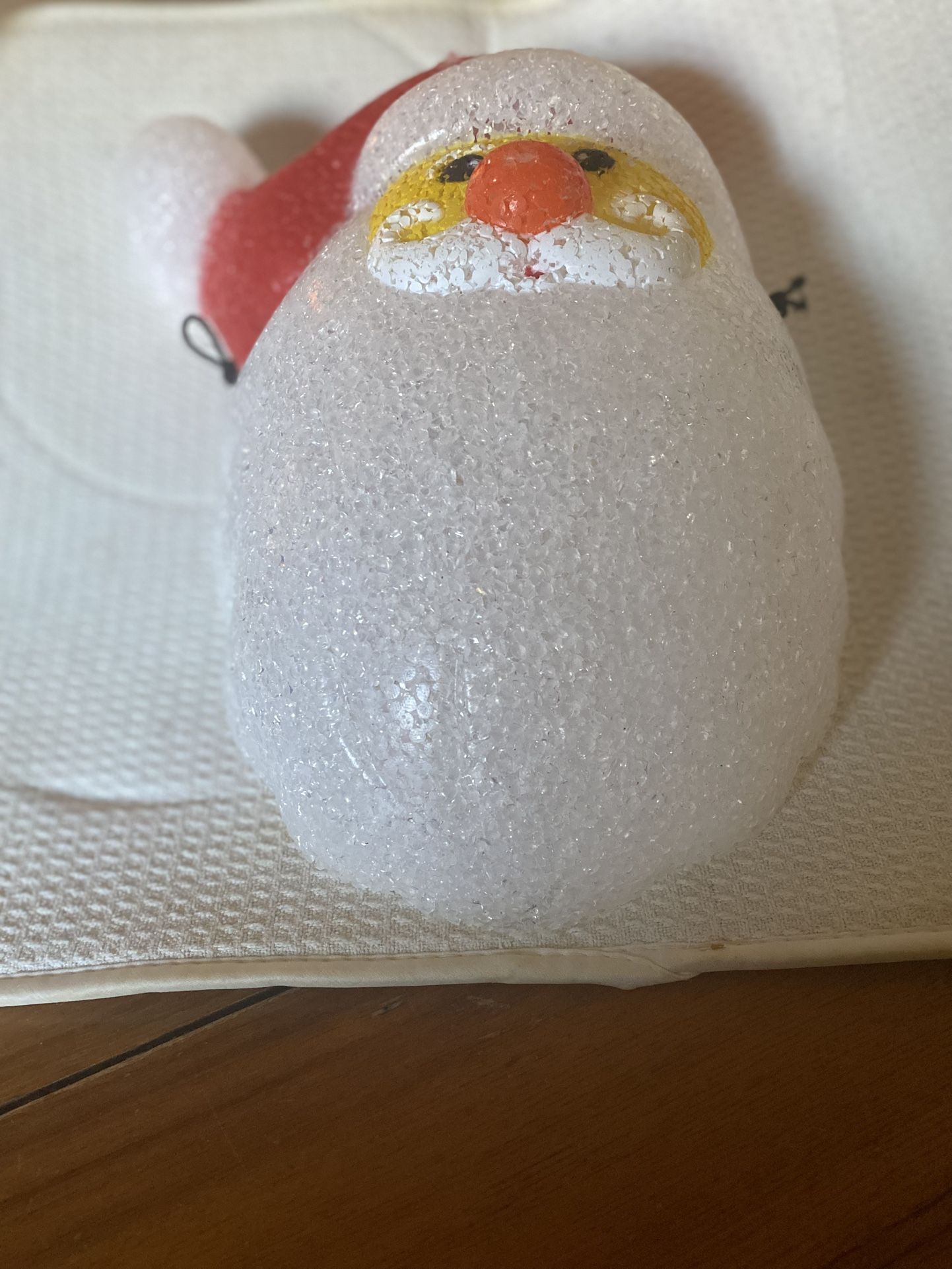 12” Flexible Plastic Santa To Mount Over Porch light With 2 Nylon Straps $10.00 Emmaus Borough