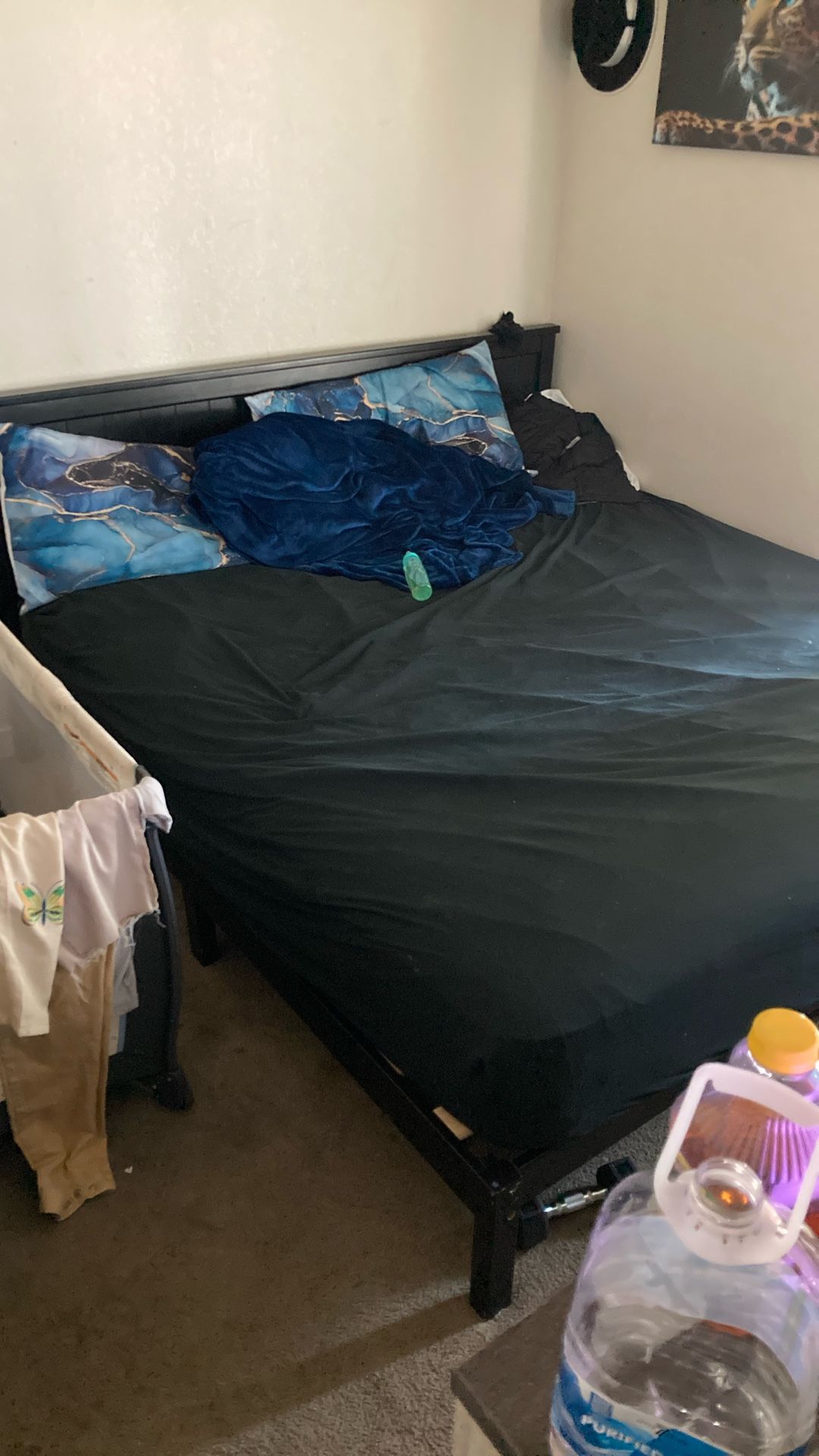 King Size Bed Frame N Foam Memory Mattress