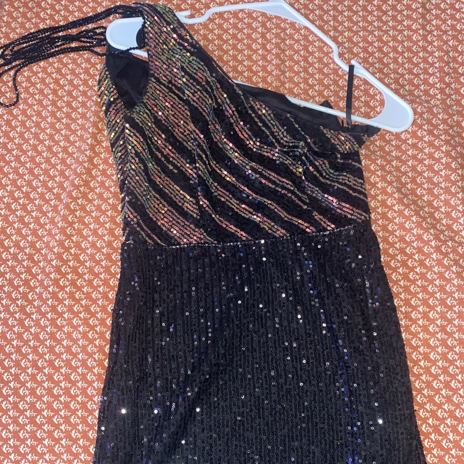 Multicolor Sequin Dress