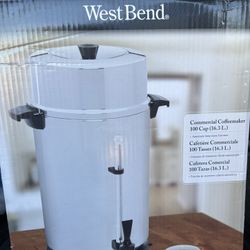 West Bend Commercial Coffee maker ( 100 Cup)