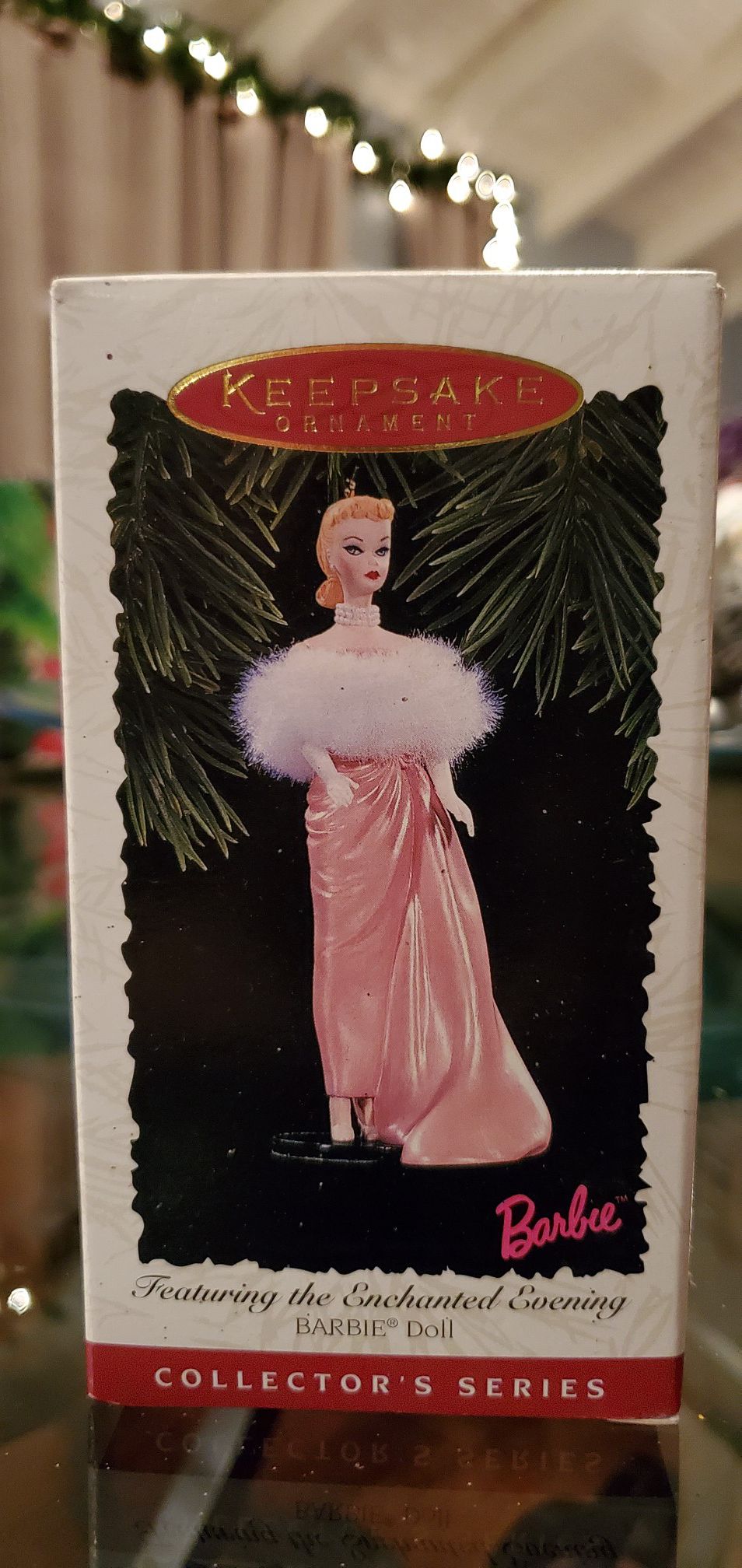 Vintage 1996 Enchanted Evening Barbie ornament
