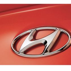 Hyundai Symbol Mark H Logo Emblem, Rear 2000-2008 Hyundai