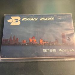 Buffalo Braves 77-78 Yearbook 
