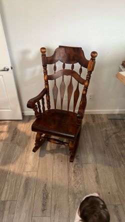 Solid Oak Rocking Chairs