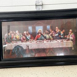 Last supper framed photo