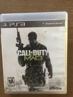 Sony PlayStation ps3 call of duty modern warfare 3