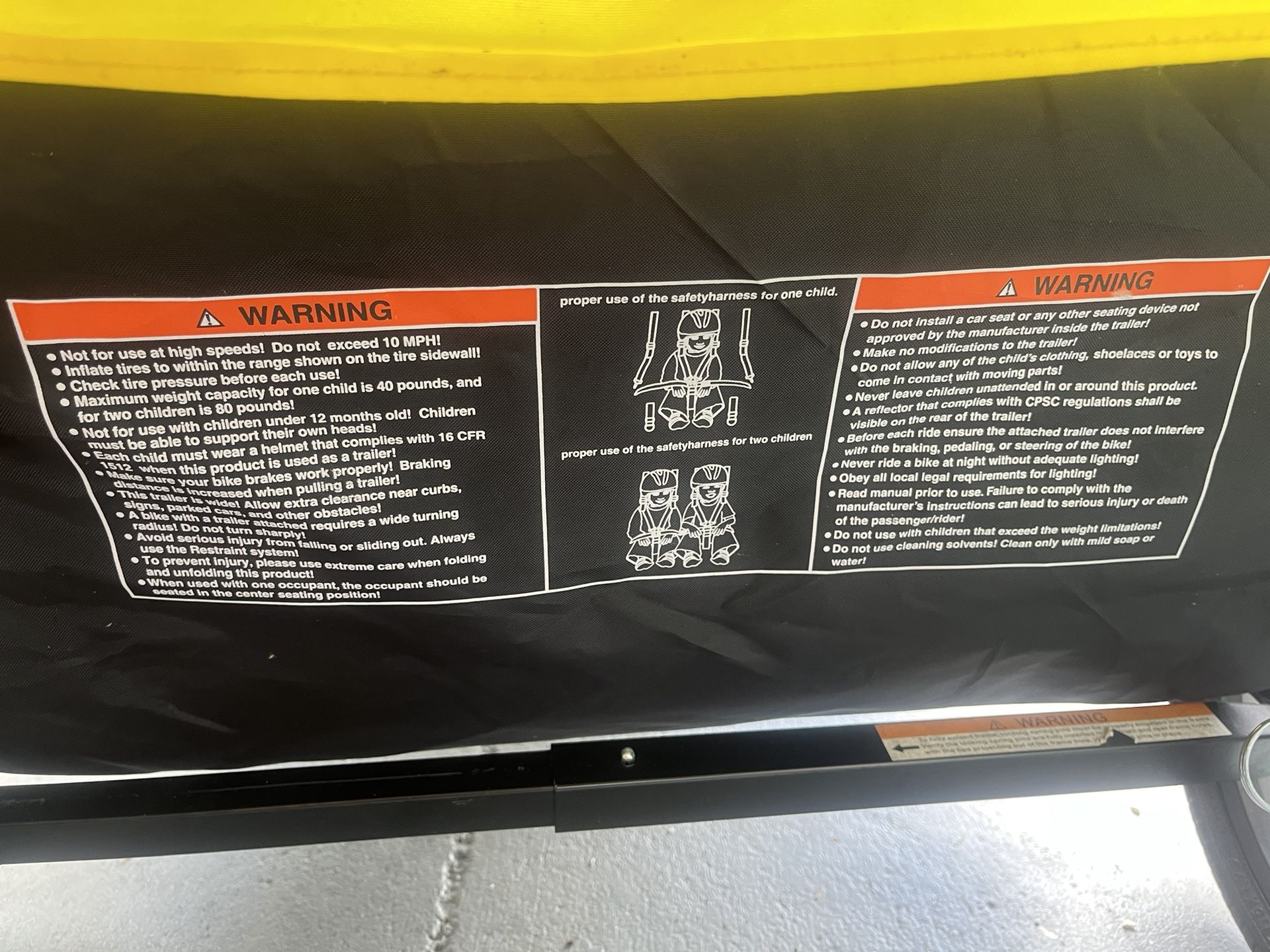 Schwin Toddlers Kids Bike Trailer