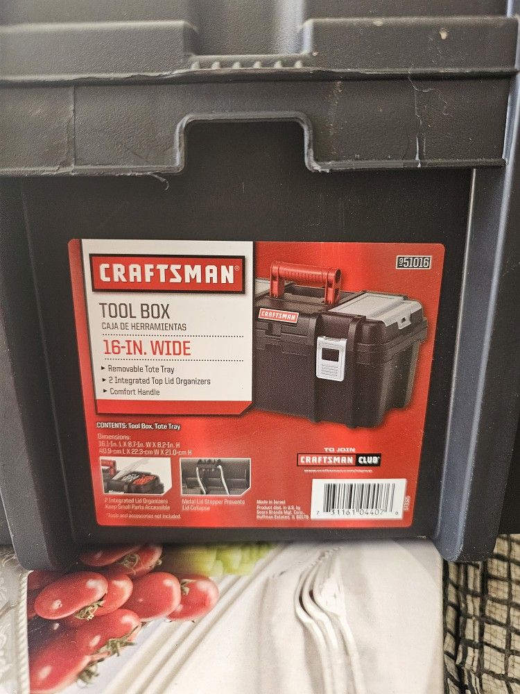 Craftman 16in Tool Box