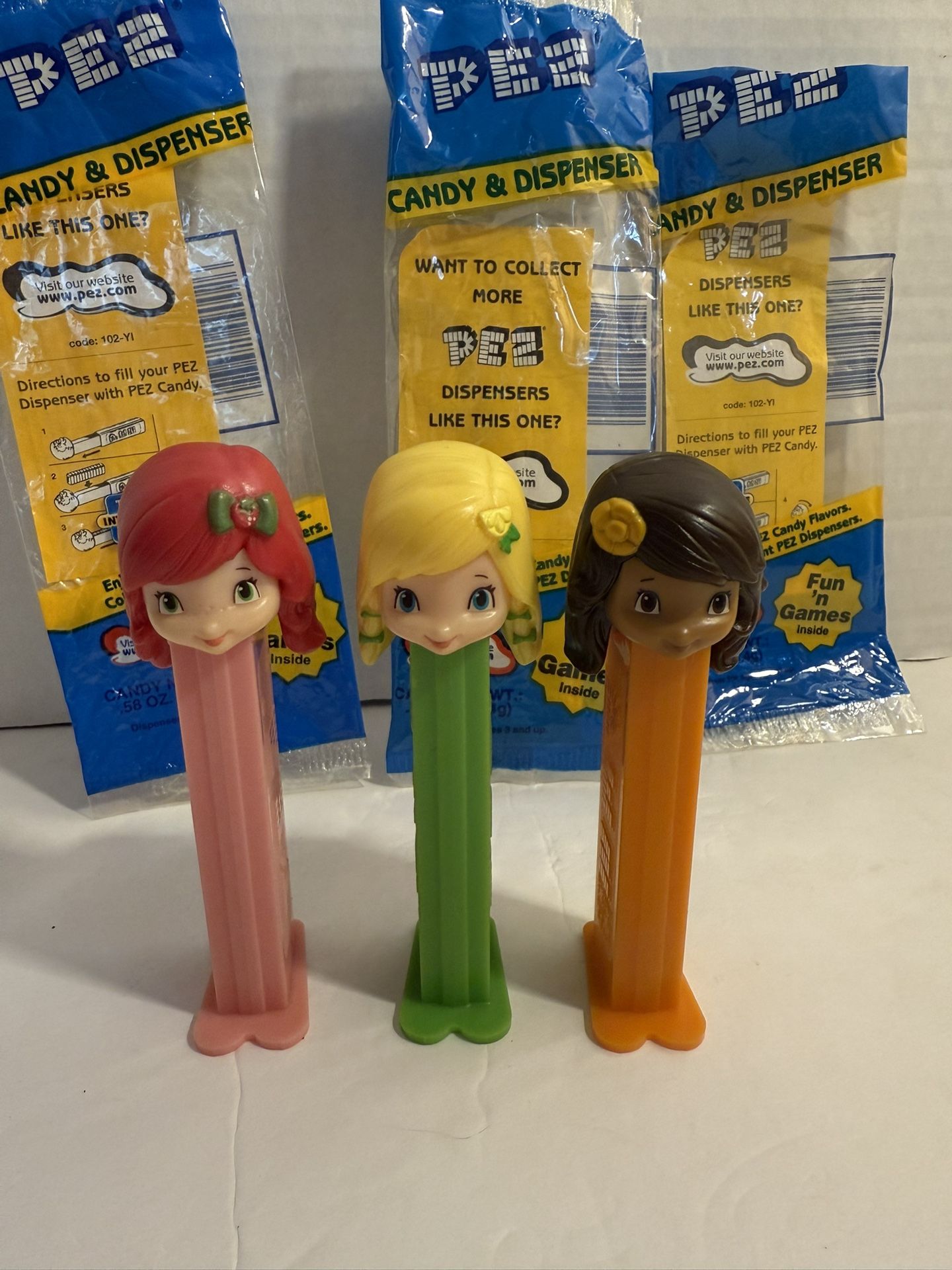 Pez Strawberry Shortcake Group