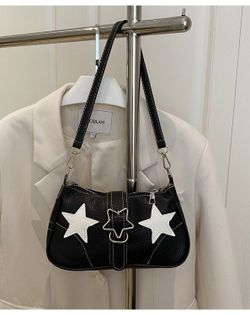 Black Star Design Mini Purse Bag