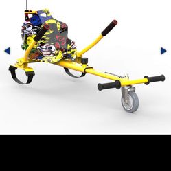 Brand New Go Kart Seat Attachment for Self-Balancing Scooter – Adjustable Frame Fits 6.5",