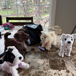 American Girl Dogs: Set Of 3 (French Bulldog No longer Included)