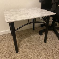 Faux Marble Wrapped Coffee Table 
