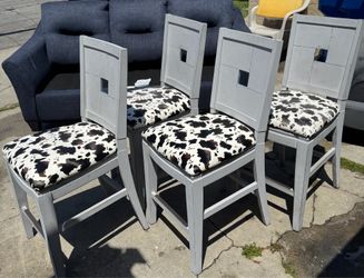 Set of four chairs
