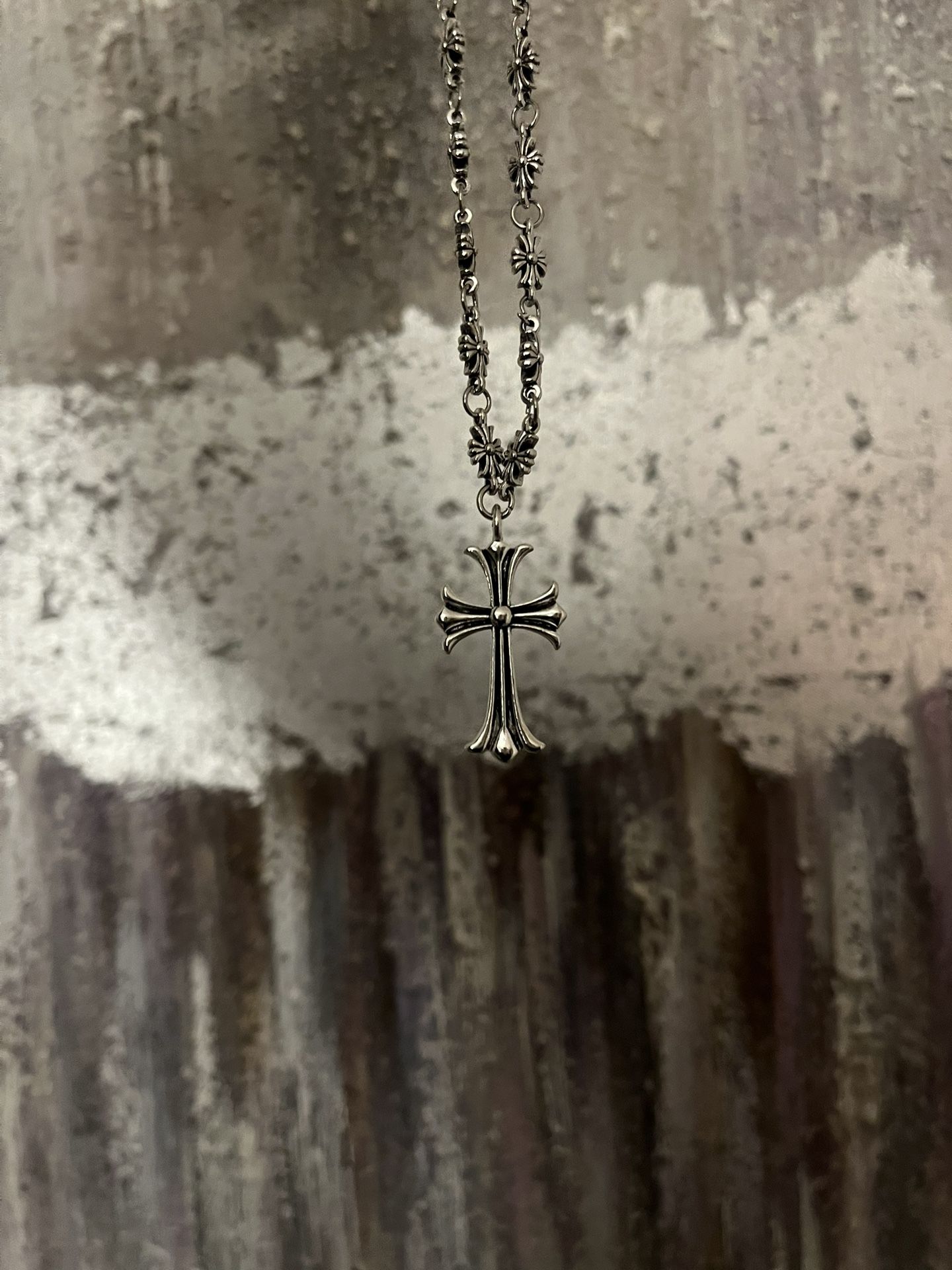 Chrome heart Inspired necklace