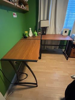 Corner office desk