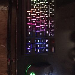 Gaming keyboard and mouse 