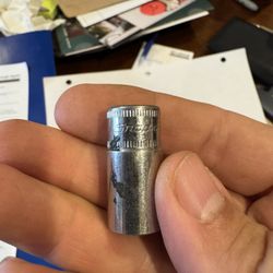 NEW Snap-On TMMS11 1/4" Drive 6pt 11mm Metric Semi Deep Chrome Socket