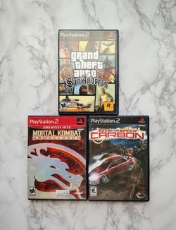 Mortal Kombat and Need for Speed Carbon READ DESCRIPTION WOULD TRADE
